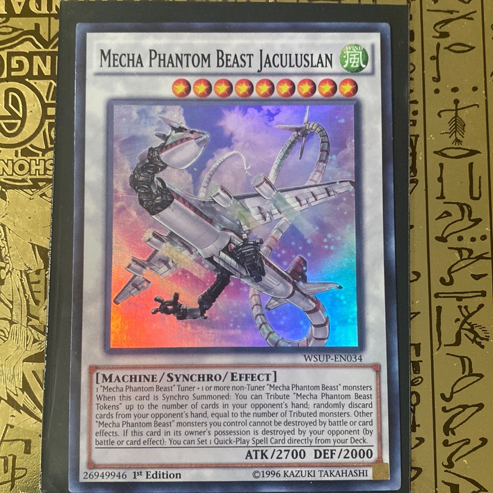 Mecha Phantom Beast Jaculuslan YuGiOh card